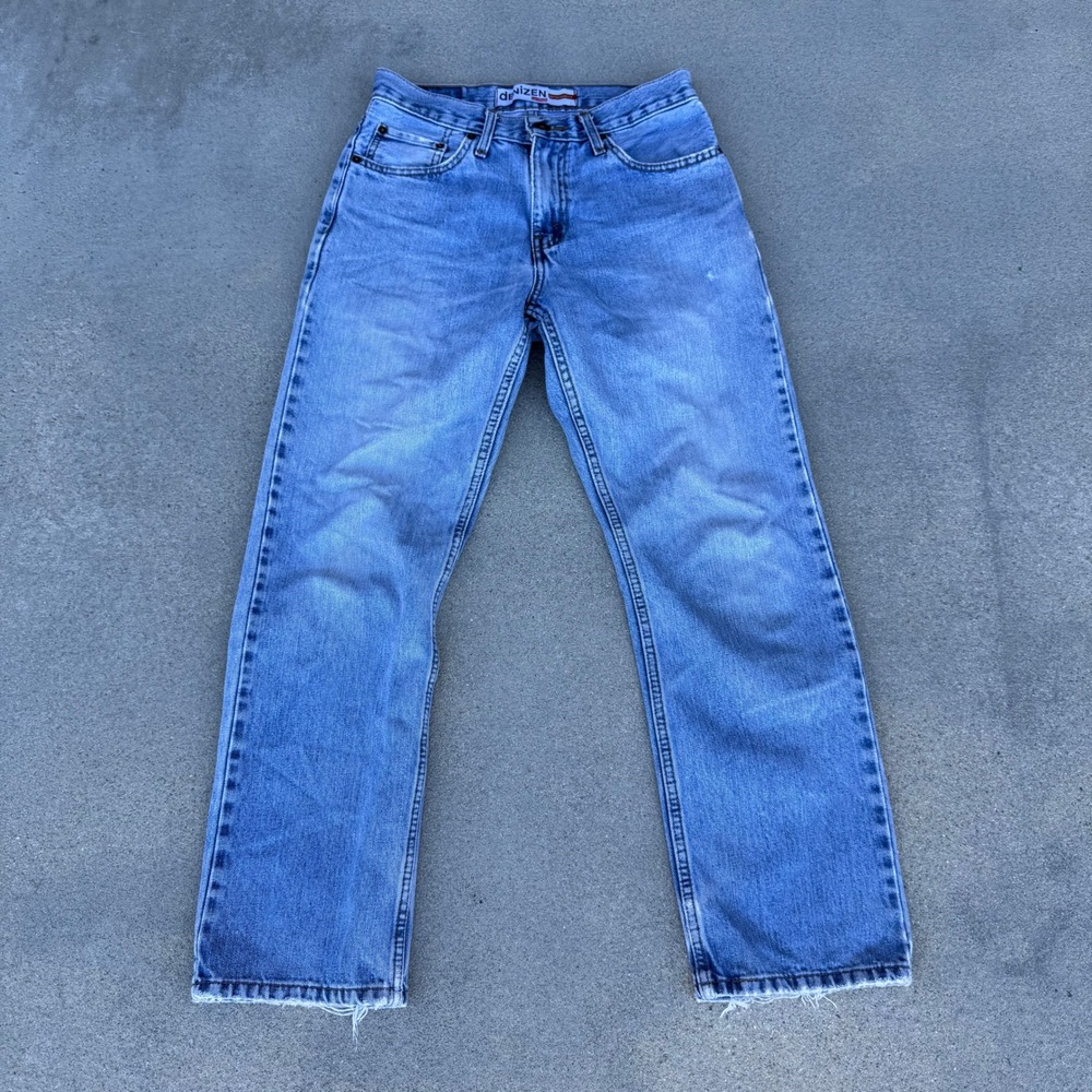 Denizen from Levi's 236 Regular Fit Mens Light Wash Jeans 29x30 Cotton Denim